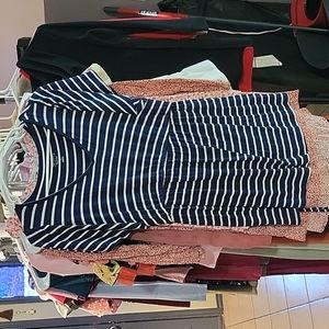 MATERNITY Striped Blouse